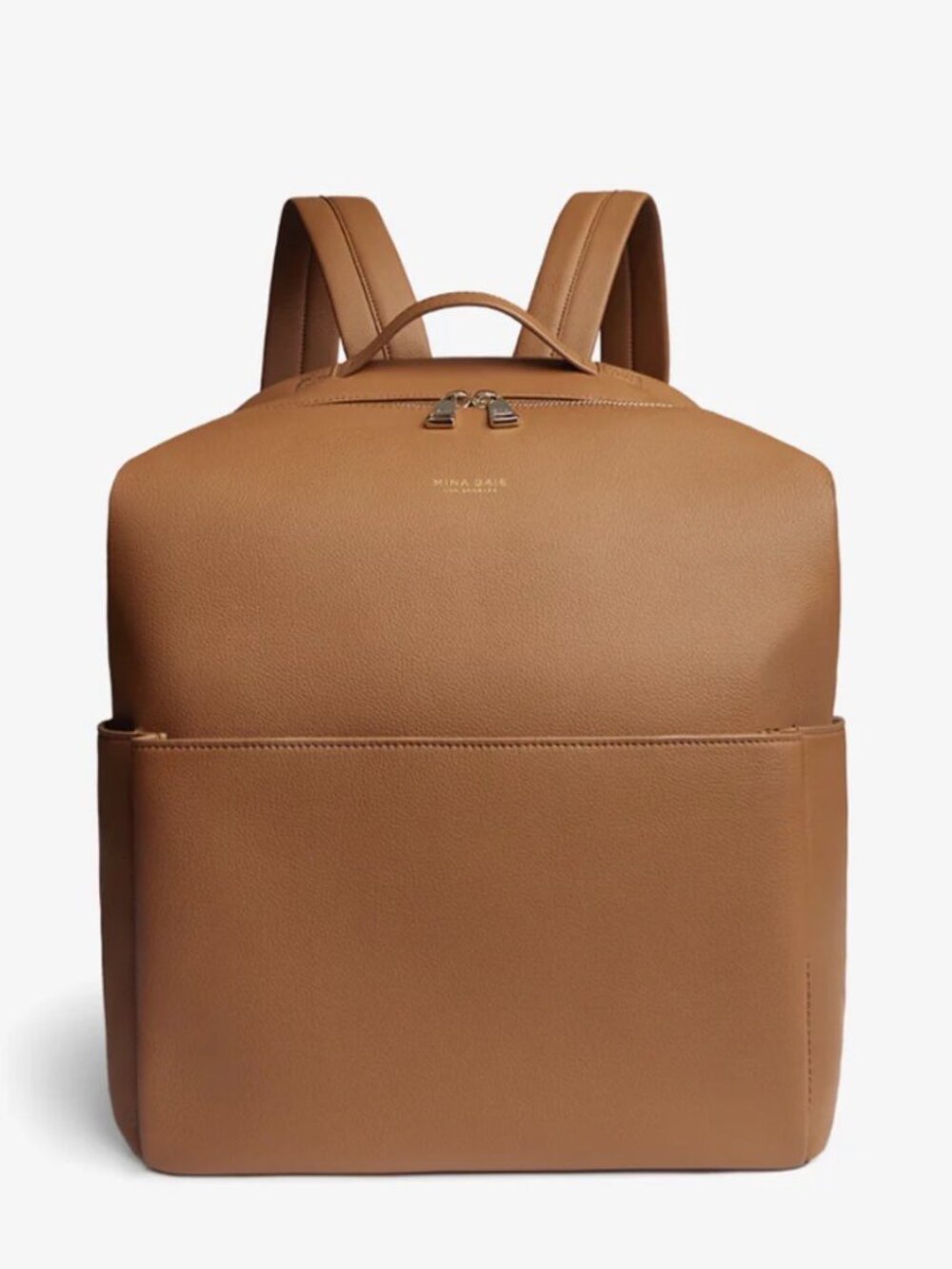 Mina Baie Stevie Full Backpack Tote - Tan (Nylon)